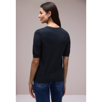 Street One Trui Bloom Shadowed Navy