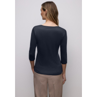 Street One Shirt Ada Heart Shadowed Navy