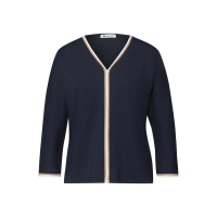 Street One Shirt Stripe Shadowed Navy