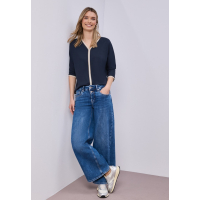 Street One Shirt Stripe Shadowed Navy