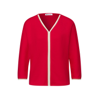 Street One Shirt Stripe Salsa Red