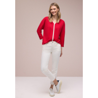 Street One Shirt Stripe Salsa Red