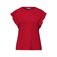 Street One Shirt Volants Salsa Red