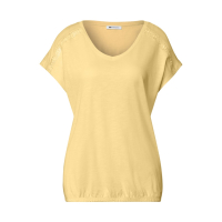 Street One Shirt Crochet Soft Yellow