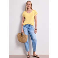 Street One Shirt Crochet Soft Yellow