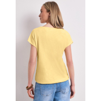Street One Shirt Crochet Soft Yellow