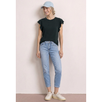 Street One Shirt Volants Deep Bound Green