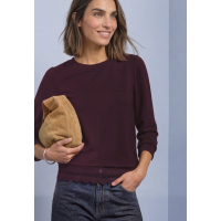 Street One Shirt Lace Rustic Rouge