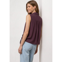 Street One Blouse Top Rustic Rouge