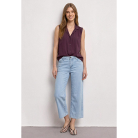 Street One Blouse Top Rustic Rouge