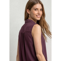Street One Blouse Top Rustic Rouge