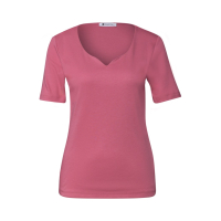 Street One Shirt Ada Heart Blush Berry