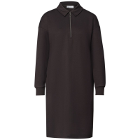 Street One Jurk Sweat Black Coffee