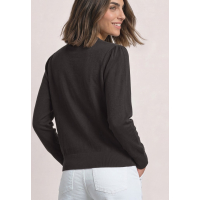Street One Sweater Puffy Black Coffee