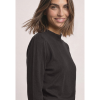 Street One Sweater Puffy Black Coffee