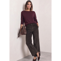 Street One Broek Amalia Corduroy Black Coffee