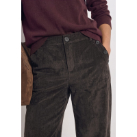 Street One Broek Amalia Corduroy Black Coffee