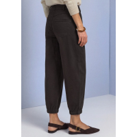 Street One Broek Karlie Barrel Black Coffee
