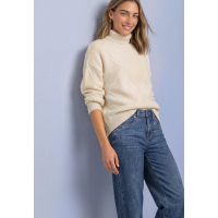 Street One Trui Structured Pure Beige