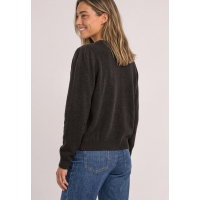 Street One Vest Cosy Black Coffee