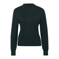 Street One Sweater Puffy Black Stormy Green