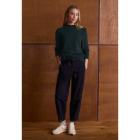 Street One Sweater Puffy Black Stormy Green