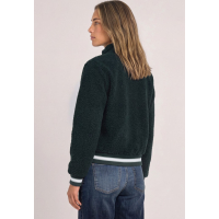 Street One Teddy Vest Stormy Green