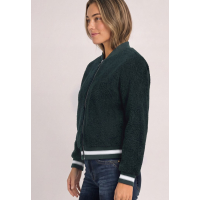 Street One Teddy Vest Stormy Green