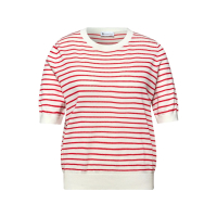Street One Trui Top Striped Off White
