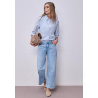 Street One Blouse Striped Original Blue