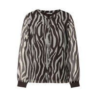 Street One Blouse Chiffon Deep Roast Brown