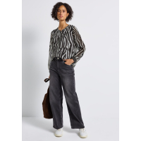 Street One Blouse Chiffon Deep Roast Brown