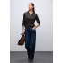 Street One Blouse Leopard Darkest Brown