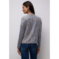 Street One Sweat Shirt Frosted Blue