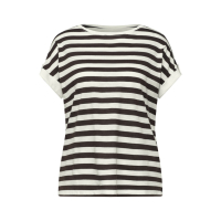 Street One Shirt Striped Espresso Brown