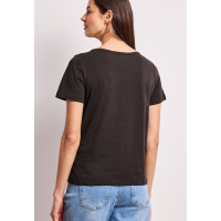 Street One T-Shirt La Vita Espresso Brown