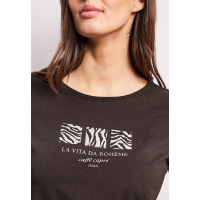 Street One T-Shirt La Vita Espresso Brown