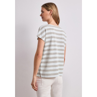 Street One Shirt Striped Timeless Beige