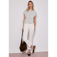 Street One Shirt Striped Timeless Beige