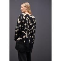 Street One Vest Jacquard Anthra Grey