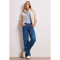 Street One Shirt Striped Drift Blue