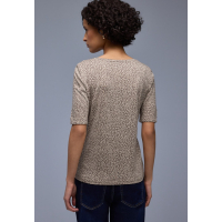 Street One Shirt Leo Light Terra Mocha