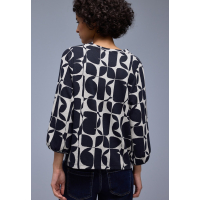 Street One Shirt Graphic Shadowed Navy