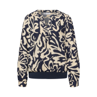 Street One Blouse Top Shadowed Navy