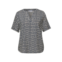 Street One Blouse Top Shadowed Navy