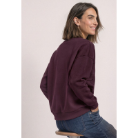 Street One Sweater Flower Rustic Rouge