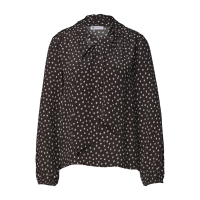 Street One Blouse Dots Black Coffee