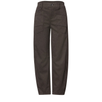 Street One Broek Karlie Barrel Black Coffee