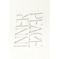 Street One T-Shirt Peace Off White