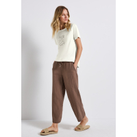 Street One T-Shirt Peace Off White